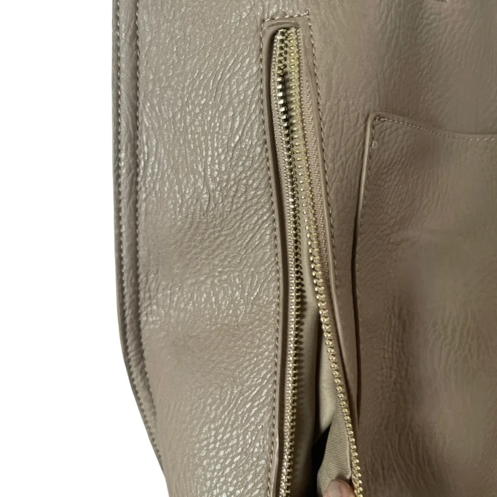 Miztique taupe and light pink shoulder‎ bag